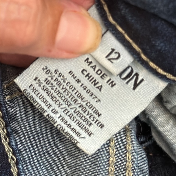 Hudson Denim High Low Cuff Blue Deconstructed Look Jeans 12 - Picture 7 of 7